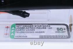 Star Wars Vintage Loose Darth Vader Télescoping Saber Dt Afa 90+ Hk Coo