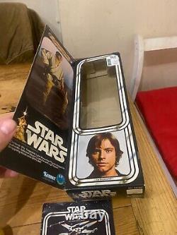 Star Wars Vintage Luke Skywalker 12 Poupée En Boîte Avec Saber Et Crochet Grapple
