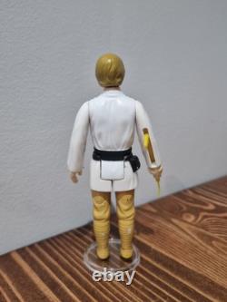 Star Wars Vintage Luke Skywalker Garçon de la Ferme Cheveux Bruns 1977 Figure Originale Kenner