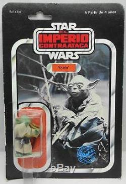 Star Wars Vintage Pbp Poch Rare Yoda El Imperio Contraataca 37 41 A Retour Moc
