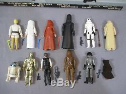 Star Wars Vintage Stand D'affichage Mail Away First 12 Figurines Complètes 1977