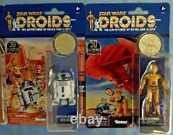 Star Wars Vintage Star Wars Droids Boba Fett, R2-d2 Et C-3po