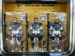 Star Wars Vintage The Clone Wars 501ème Legion Arc Troopers 3-pack Exclusif Sdcc