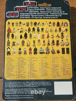 Star Wars Vintage ? Warok ? Dernière carte à bulle séparée des 17 derniers figures Tri-logo