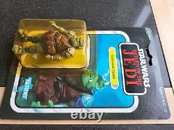 Star Wars vintage 1983 Kenner Gamorrean Guard 65 arrière. MOC Carded Macau en boîtier