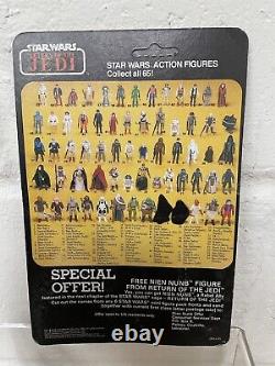 Star Wars vintage Le Retour du Jedi Chef Chirpa Ewok Figurine d'action sur carte