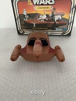 Star Wars vintage Luke Skywalker Land Speeder 1978 en boîte avec logo LP variant Kenner