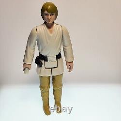 Star Wars vintage de 1977 Luke Skywalker FARMBOY FARM BOY aux cheveux bruns rare Palitoy