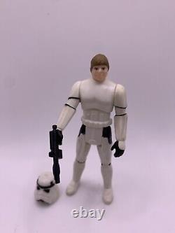 Star Wars vintage dernier 17 Luke Stormtrooper VGC avec arme et casque d'origine