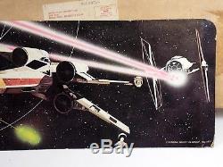 Support D'affichage À Figurine À Découpage Vintage Star Wars 1977 Avec Box Rare Kenner