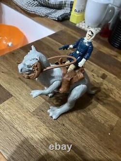 Tauntaun ventral splitté époustouflant de Star Wars vintage avec Han Hoth complet