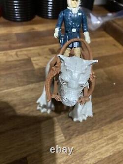 Tauntaun ventral splitté époustouflant de Star Wars vintage avec Han Hoth complet