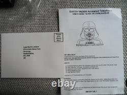 Téléphone animé vintage Star Wars Darth Vader MINT & PARFAIT