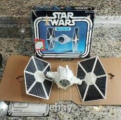 Tie Fighter 1978 Star Wars Vintage Original Complete 1st Box Working White #3