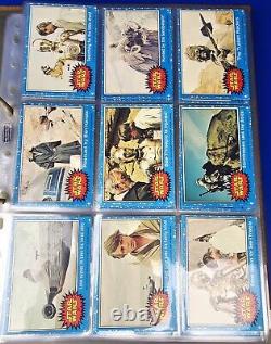 Topps Star Wars Vintage 1977 Ensemble complet Série 1 Cartes à échanger bleues VERSION USA