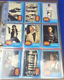 Topps Star Wars Vintage 1977 Ensemble complet Série 1 Cartes à échanger bleues VERSION USA