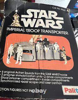 Transporteur de troupes impérial Star Wars vintage Kenner/ Palitoy - Boîte avec toutes les pièces