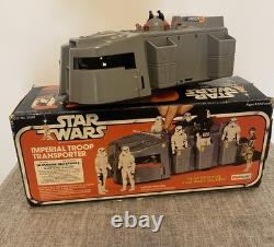 Transporteur de troupes impérial Star Wars vintage avec sons de film 1977 boîte Palitoy