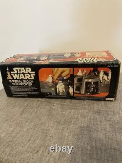 Transporteur de troupes impérial Star Wars vintage avec sons de film 1977 boîte Palitoy