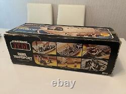 Transporteur rebelle de Star Wars vintage Excellent Complet Boîte originale Inserts, etc.