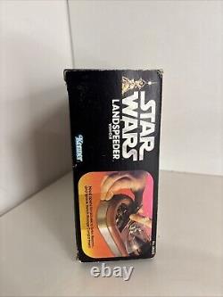 Véhicule Landspeeder Star Wars Kenner Vintage 1983 avec boîte, autocollants et insert en presque état neuf