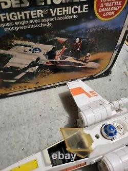 Véhicules Star Wars vintage emballés, X-Wing Fighter Le Retour du Jedi 1983 Emballé