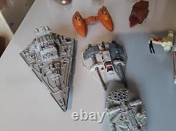 Véhicules diecast vintage de Star Wars, lot, pièces de rechange et réparations