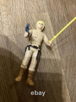 Vieilles Guerres D'étoiles Luke Skywalker Bespin Avec Le Sabre D'éclairage Original Et Blaster