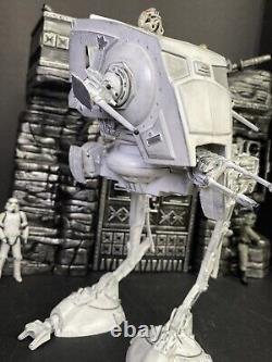 Vieux Star Wars AT-ST Scout Walker + Stormtrooper 1982 Kenner Palitoy ROTJ