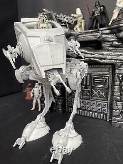 Vieux Star Wars AT-ST Scout Walker + Stormtrooper 1982 Kenner Palitoy ROTJ