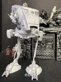 Vieux Star Wars AT-ST Scout Walker + Stormtrooper 1982 Kenner Palitoy ROTJ