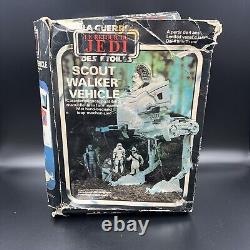 Vieux Star Wars Kenner AT-ST Scout Walker avec boîte originale + instructions