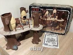 Village Ewok de Star Wars Vintage, en boîte, avec instructions