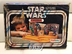 Vintage 1977 De Palitoy Star Wars Cantina Playset Boîte D'origine Uniquement