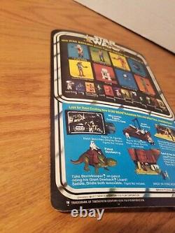 Vintage 1977 Kenner Star Wars Han Solo 20-back Figure D'action Sur La Carte Originale
