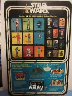 Vintage 1977 Star Wars 21 Précédent Greedo Moc Clear Bubble
