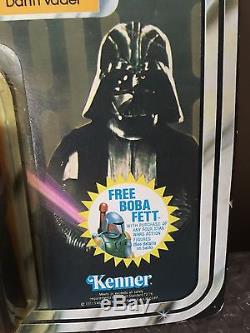 Vintage 1978 Kenner Darth Vader 20 Retour Star Wars Boba Fett Autocollant Rare Look
