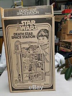 Vintage 1978 Kenner Star Wars Death Star Station Spatiale Complète Playset Withbox