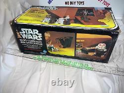 Vintage 1979 Star Wars Jawa Sandcrawler Complète Avec Box/insert L@@@k Works