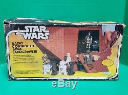 Vintage 1979 Star Wars Partie Radio Jaw Sandcrawler Partie Box Seulement