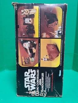 Vintage 1979 Star Wars Partie Radio Jaw Sandcrawler Partie Box Seulement