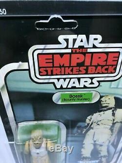 Vintage 1980 Kenner Star Wars Bossk Esb 32-b Retour Afa 80+ (80,80,85) Moc Unpnch