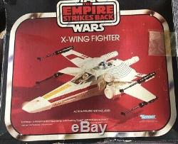 Vintage 1980 Kenner Star Wars Empire Contre-attaque Esb X-wing Avec La Boîte Et Instruire