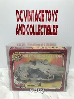 Vintage 1982 Star Wars Millenium Falcon Micro Collection Kenner-sealed-afa 75+