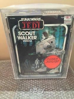 Vintage 1983 Kenner Star Wars Retour Du Scout Walker Jedi Afa 80