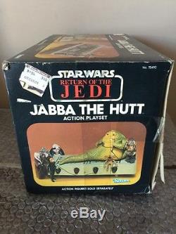 Vintage 1983 Kenner Star Wars Rotj Jabba La Mib Hutt Jamais Ouvert