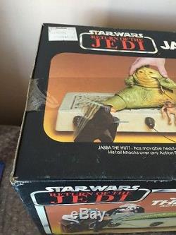 Vintage 1983 Kenner Star Wars Rotj Jabba La Mib Hutt Jamais Ouvert