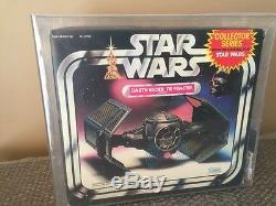 Vintage 1983 Star Wars Darth Vader Tie Fighter Jamais Ouvert! Kenner Afa 80 Regardez