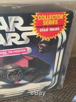 Vintage 1983 Star Wars Darth Vader Tie Fighter Jamais Ouvert! Kenner Afa 80 Regardez