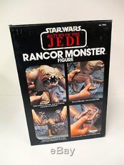 Vintage 1983 Star Wars Retour Du Monstre Ranceur Jedi Scellé Nouvelle Boîte Kenner